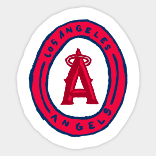 Los Angeles Angeeeels 02 Sticker